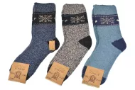 Pánské vlněné ponožky AMZF PA-336 - 3 páry, velikost 40-43