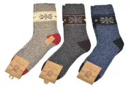 Pánské vlněné ponožky AMZF PA-336 - 3 páry, velikost 44-47